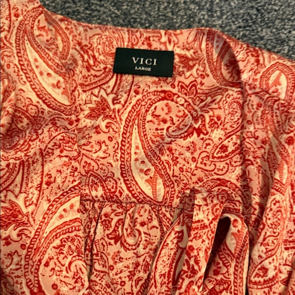 Vici Coral Paisley Midi Dress - Picture 2 of 2